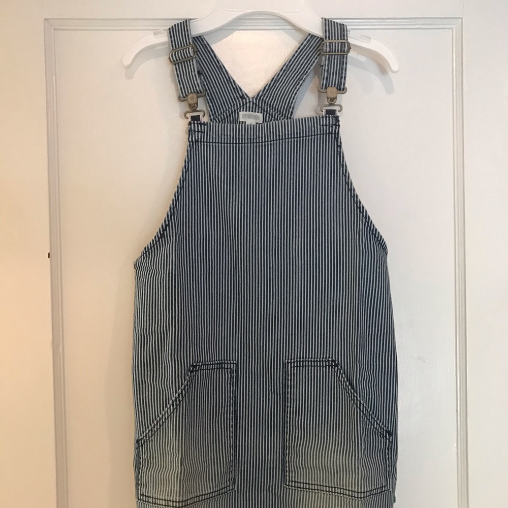 Gymboree girls denim jumper size 10
